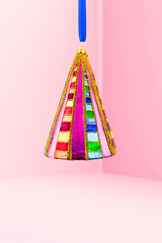 High Better Tree Glass Ornament