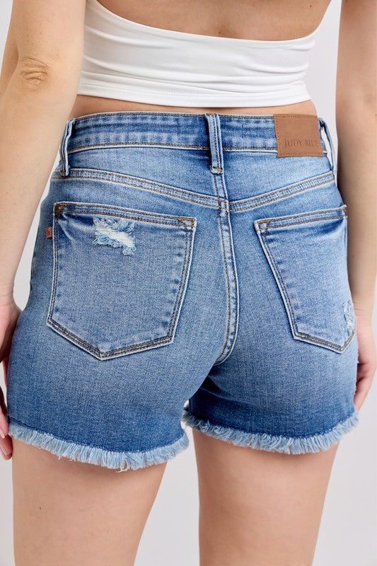 Judy Blue Vintage Wash Shorts