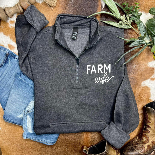Farm Wife Pullover 1/4 Zip