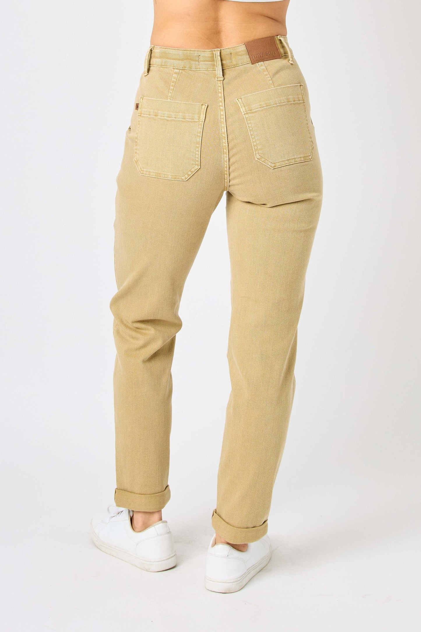 Khaki Garment Dyed Jogger