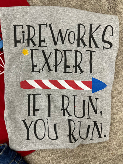 Fireworks Expert Tee