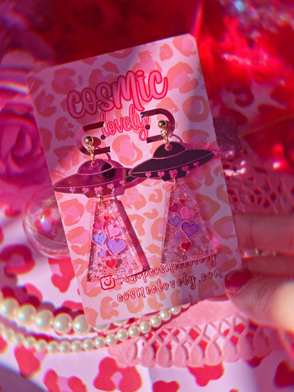 LOVE UFO Earrings