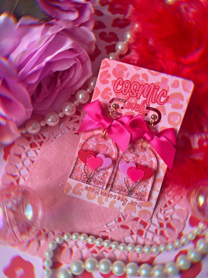 Sweet Love Balloon Arch Earrings