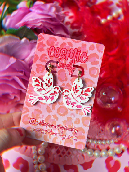 LOVE DOVE Ombre Earrings