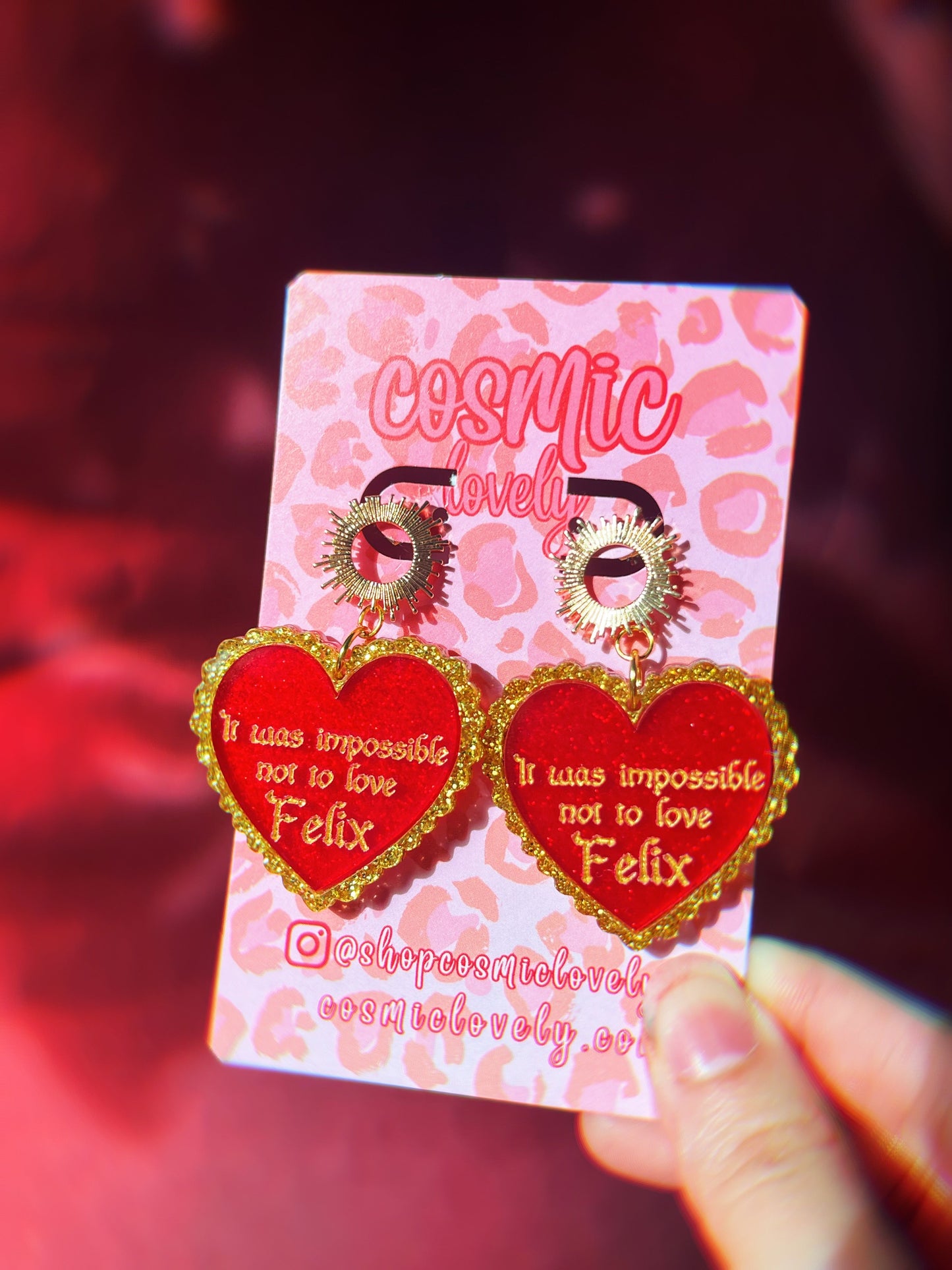 Impossible to not love Felix Heart Earrings