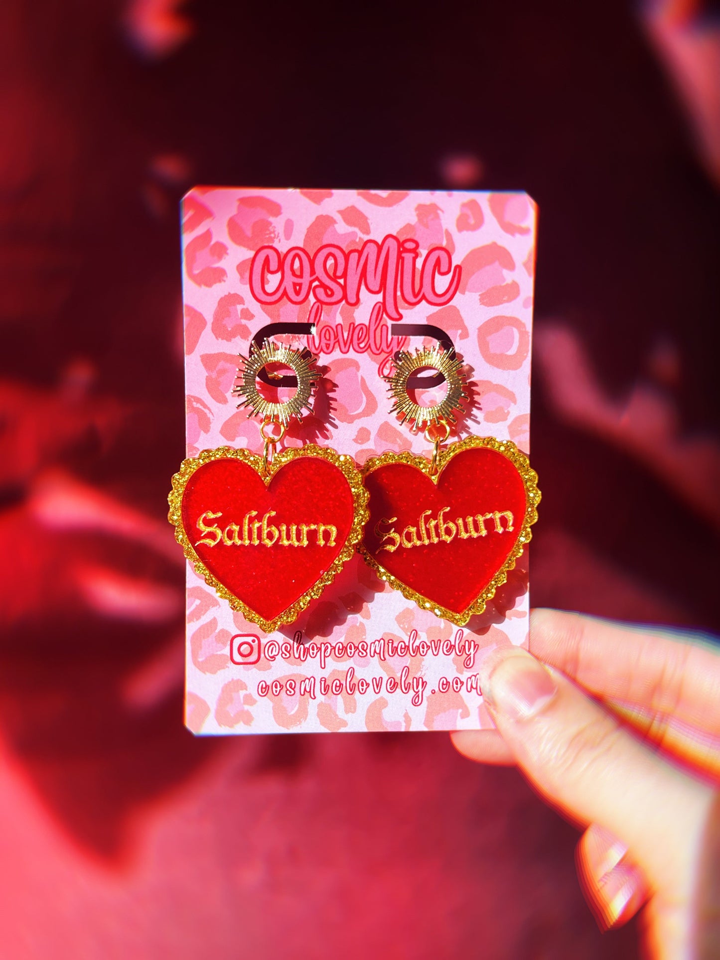SaIty Heart Earrings