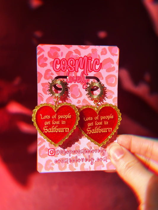 Get Lost in SaItburn Heart Earrings