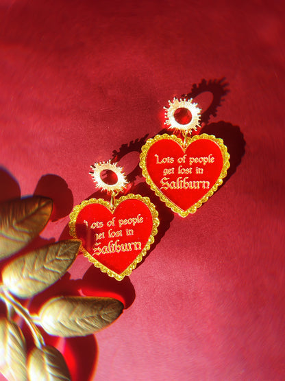 Get Lost in SaItburn Heart Earrings