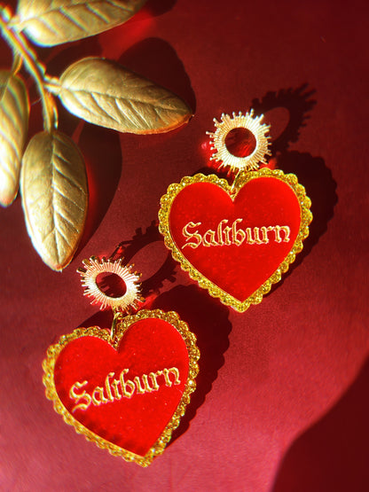 SaIty Heart Earrings