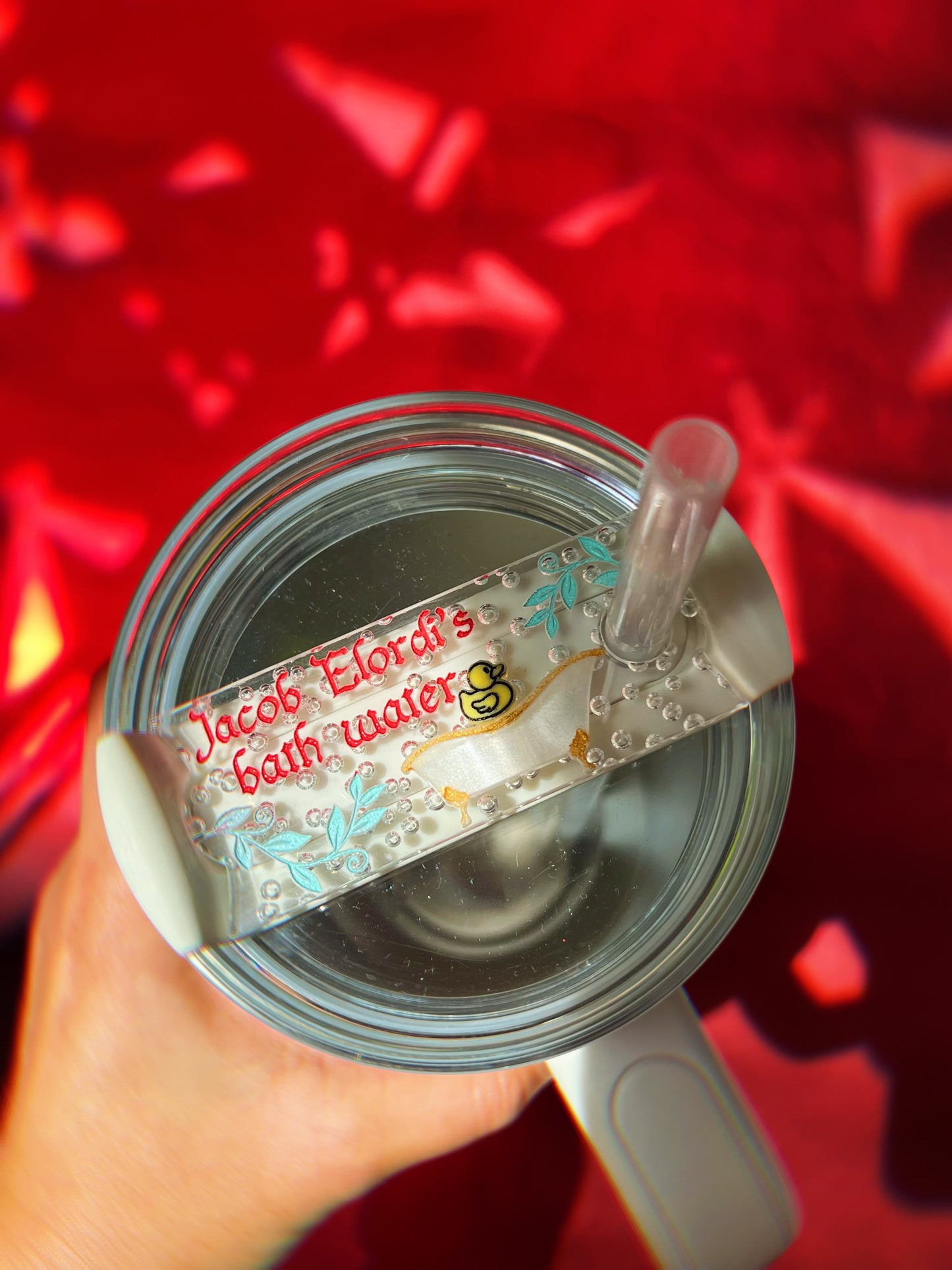 Jacob Elordi's Bath Water Tumbler H2.0 Cup Topper 40oz | 30oz | 20 oz