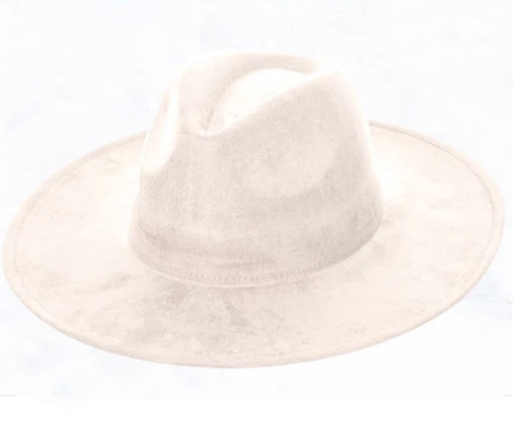 Tan Hide Western Leather Band w/ Choice of Boho Hat 985L