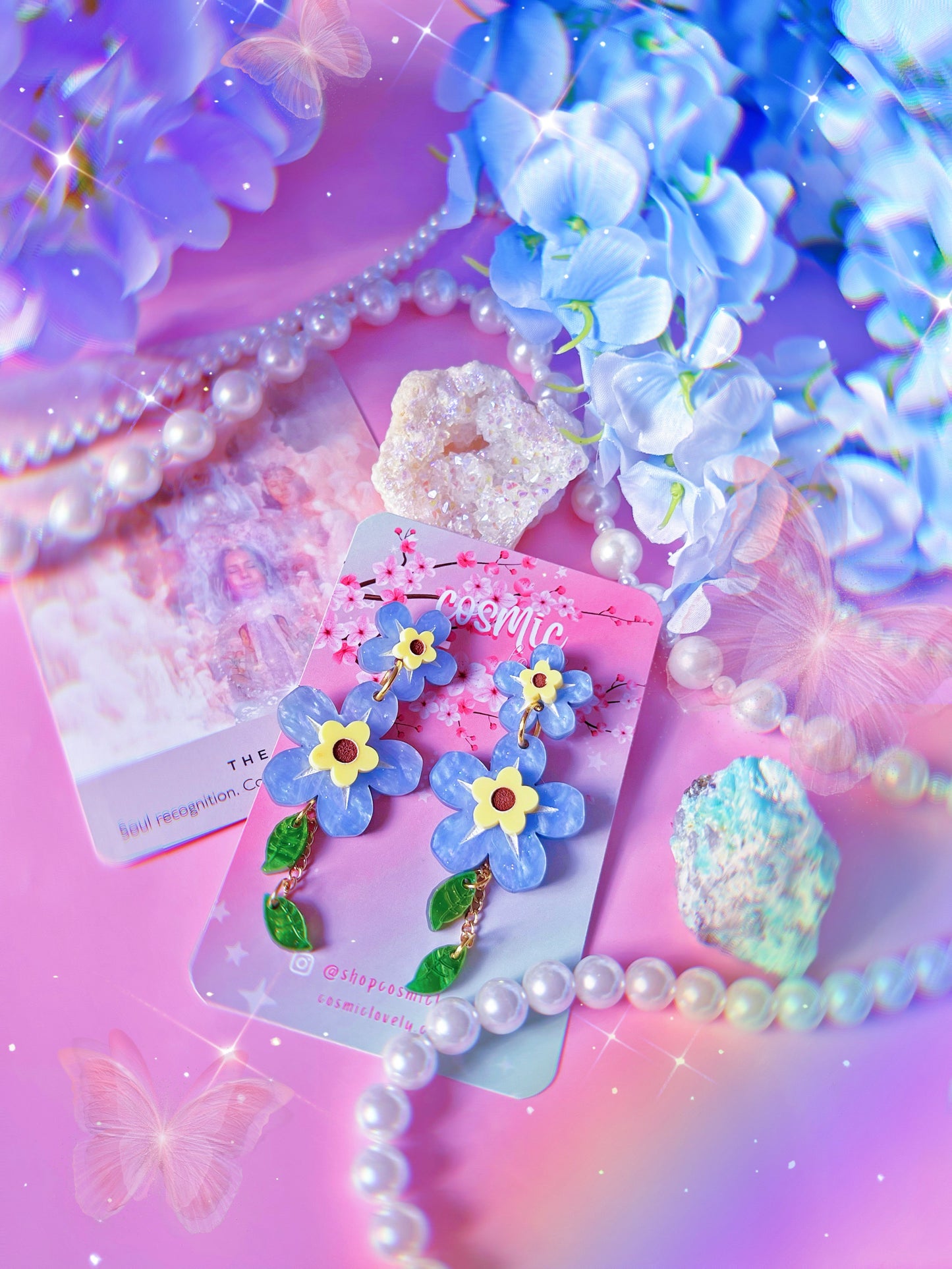 Forget Me Not Earrings