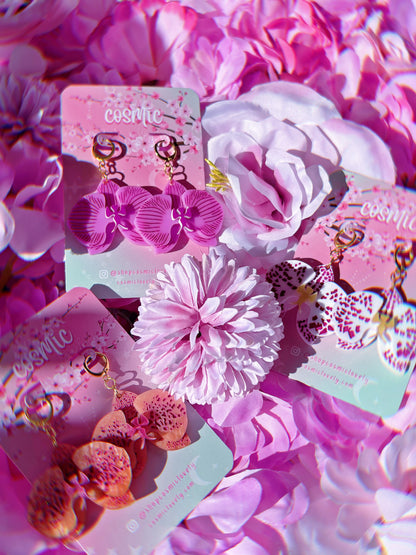 Orchid Earrings