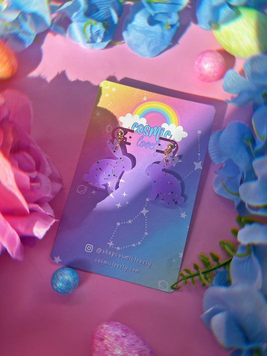 Pastel Easter Bunny Earrings