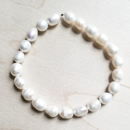 Genuine Freshwater Pearl Beaded Stretch Bracelet 800g