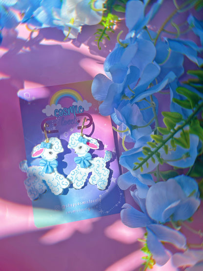 Kitschy Cutie Lamb Earrings