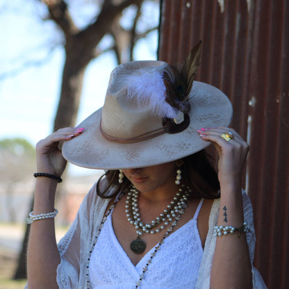 Genuine Freshwater Pearl Beaded Stretch Bracelet 800g