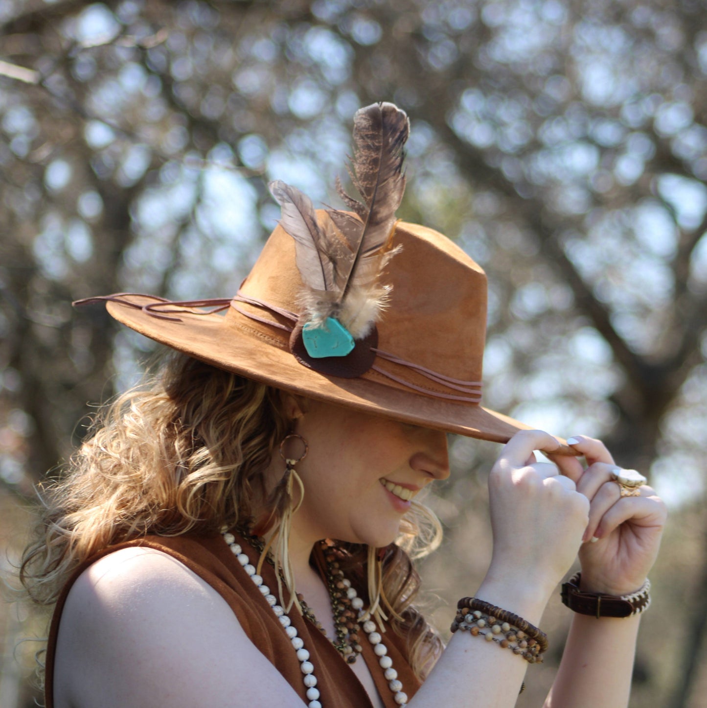 Frosted Picture Jasper Triple Strand Bracelet 808f