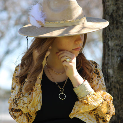 Freshwater Pearl Cuff Statement Ring 012t