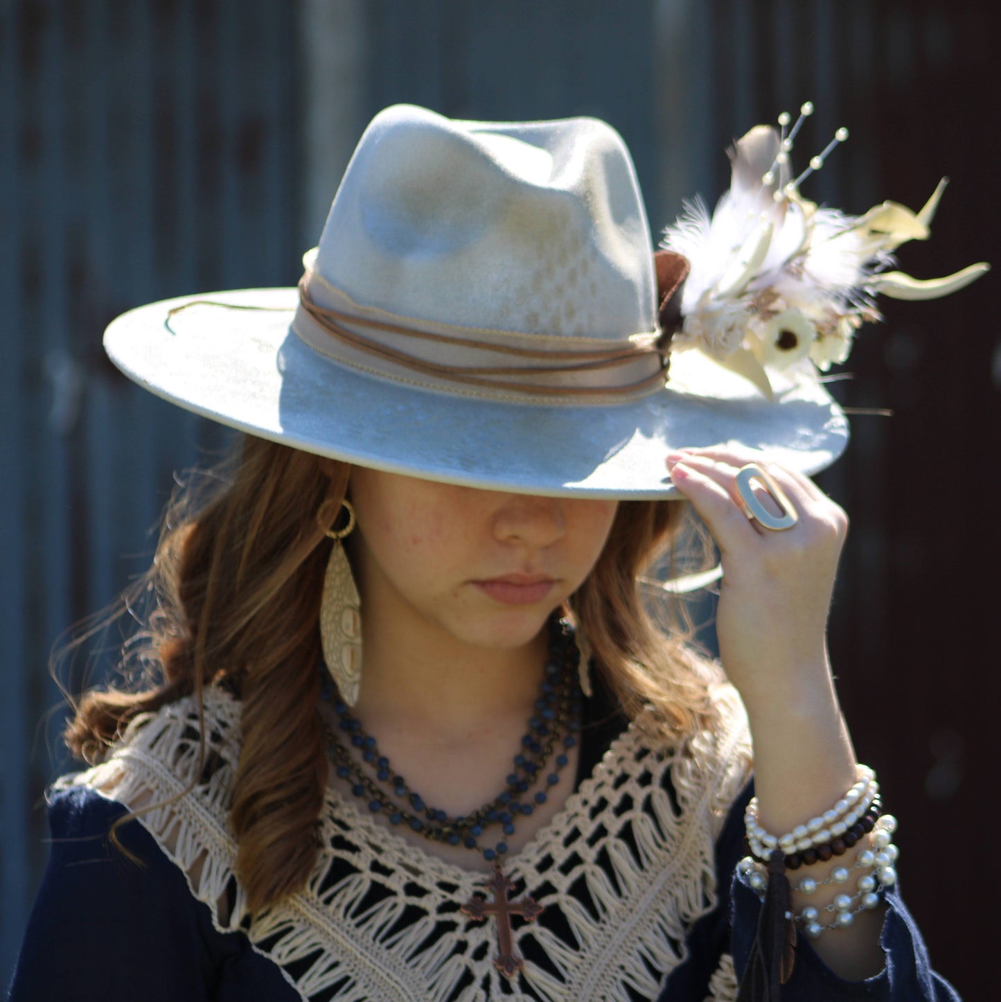 Matte Gold Electroplate Oval Ring 012c