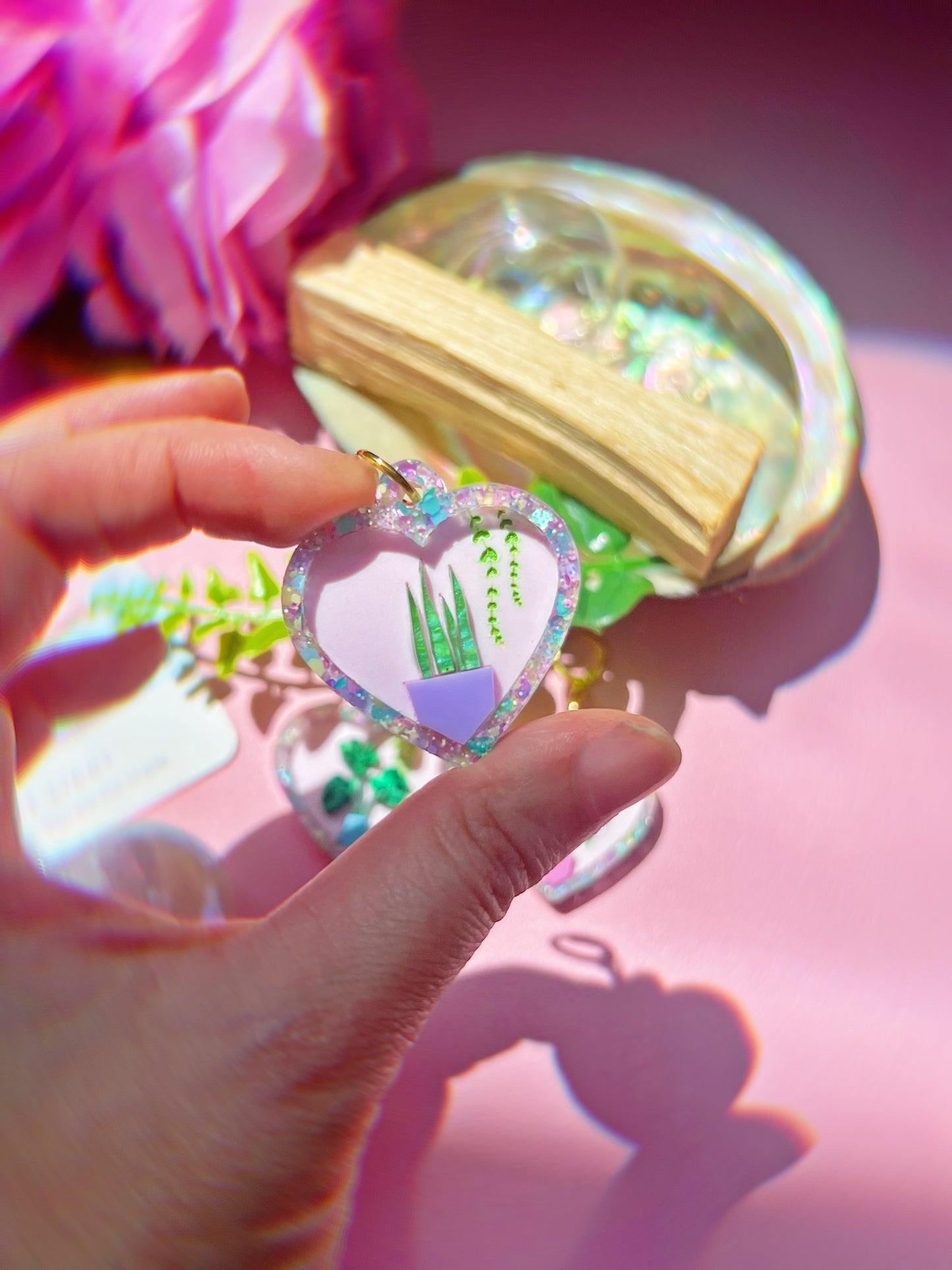 Plant Lady Heart Necklace