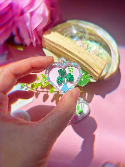Plant Lady Heart Necklace