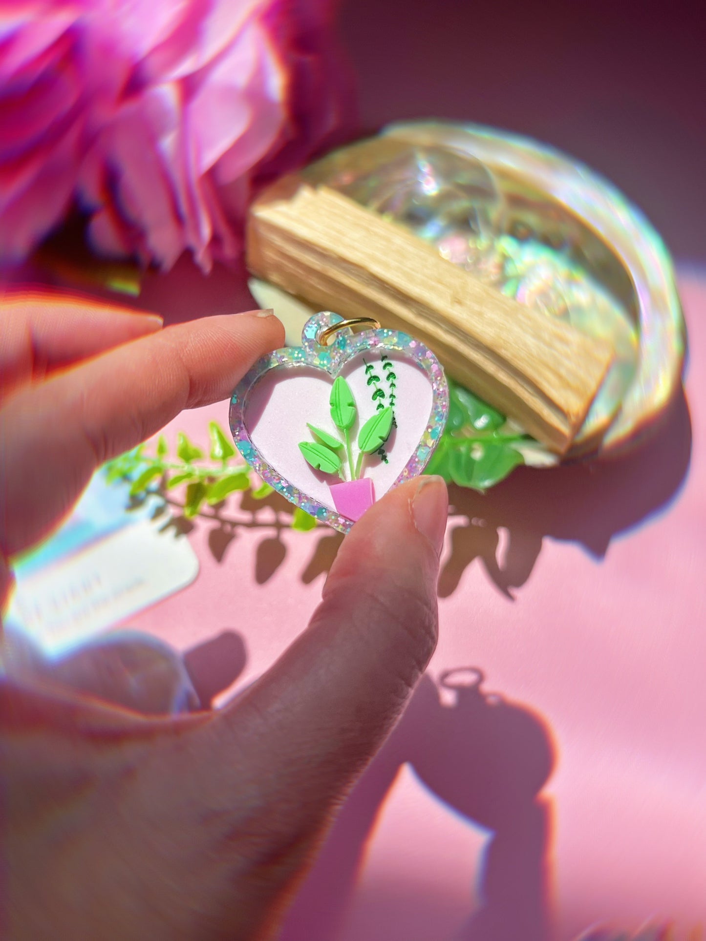 Plant Lady Heart Necklace