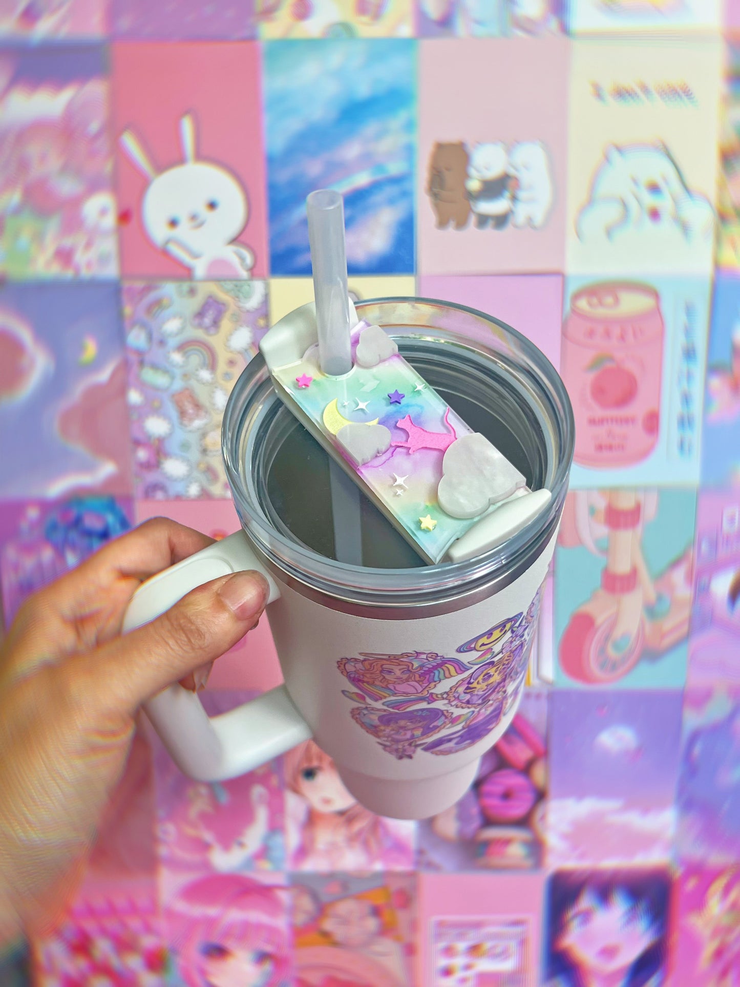 Cosmic Kitty H2.0 Cup Topper 40oz | 30oz | 20 oz