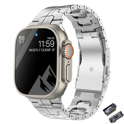 Titanium Metal Watchband For Apple Watch Ironman Basic Version