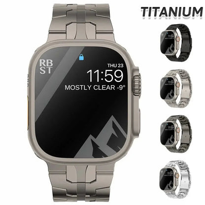 Titanium Metal Watchband For Apple Watch Ironman Basic Version