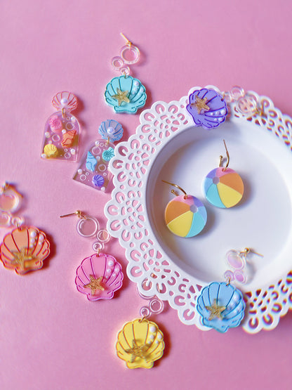 Pastel Beach Arch Earrings