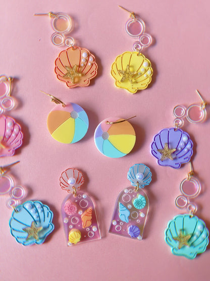 Pastel Beach Arch Earrings
