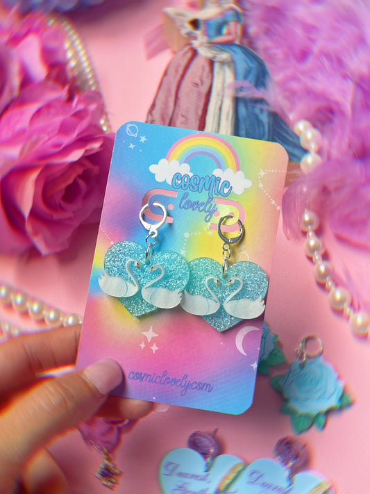 Queen Swan Earrings