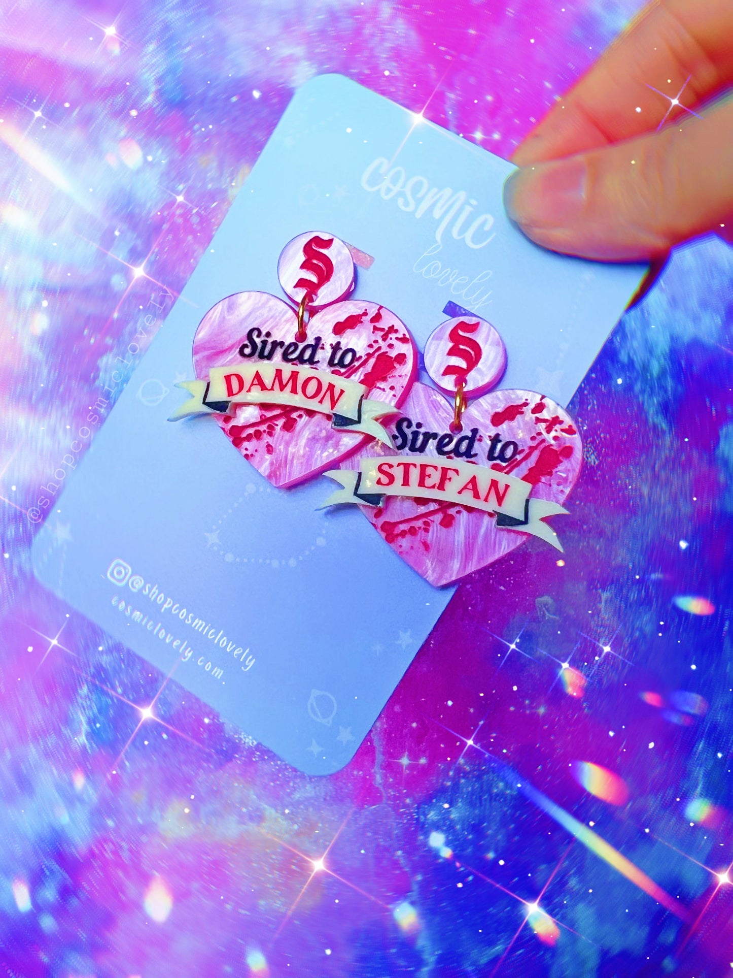 Sired: TVD Heart Earrings