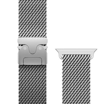Magnetic Umbrella Buckle Milanese Stainless Steel Strap for Apple Watch
