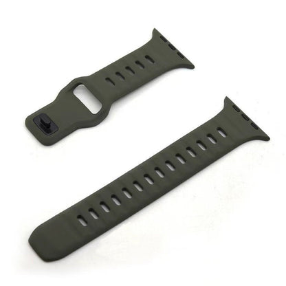 Silicone Reverse-buckle Watch Band