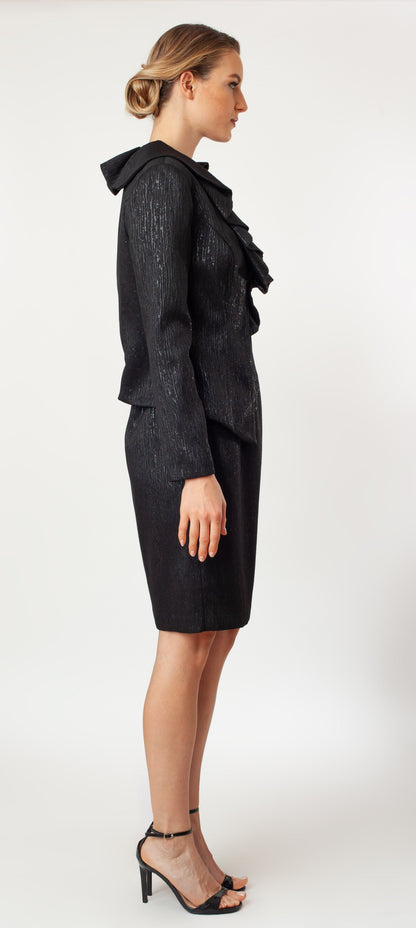 The Asymmetric Ruffle Fly Away Signature Jacket
