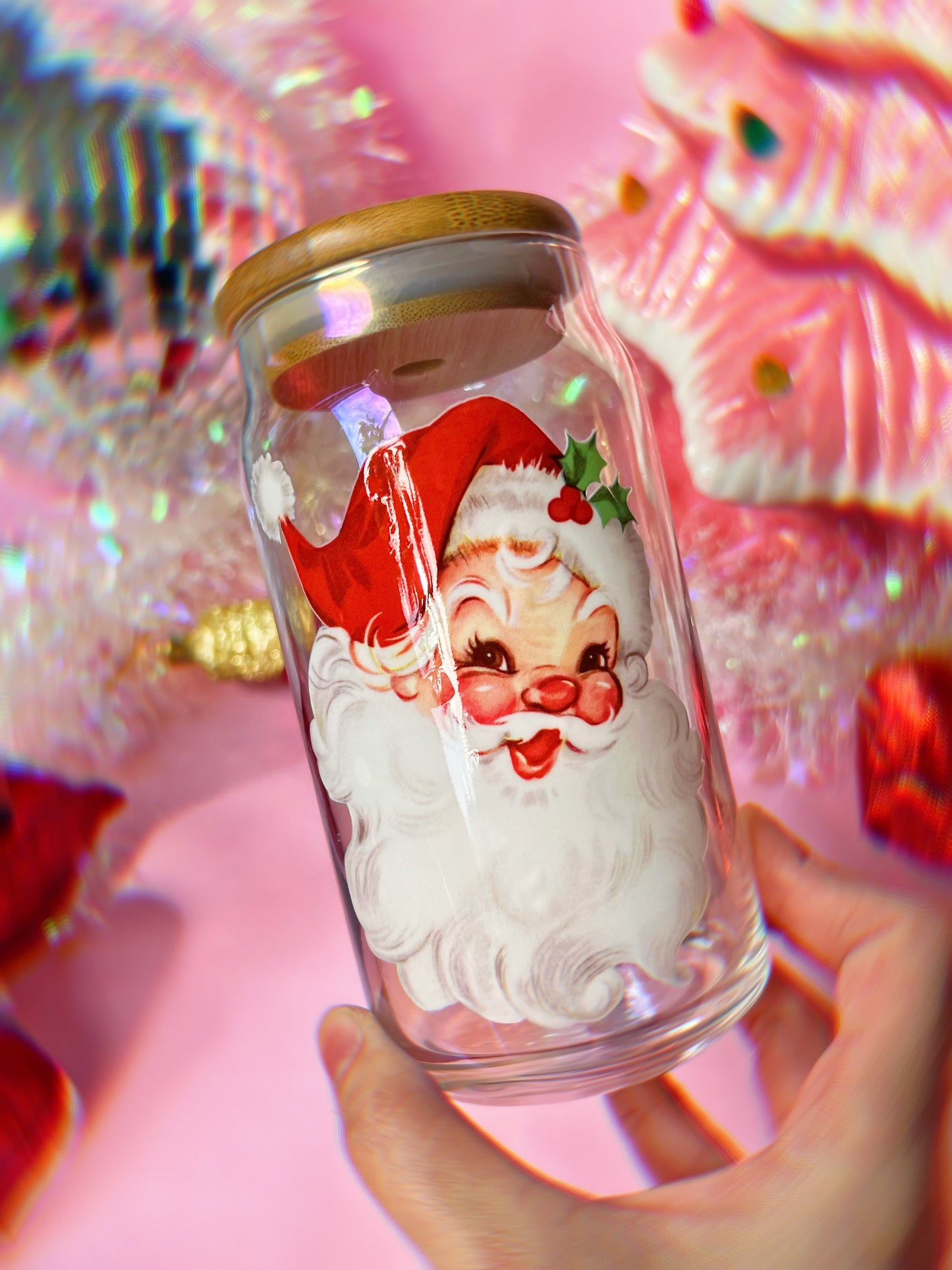 Vintage Santa 16oz Cup