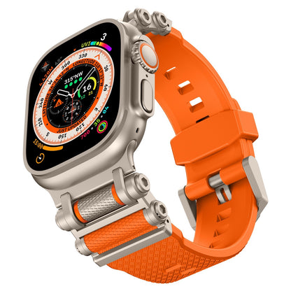 Tactical Destiny Gear Rotating Silicone Band For Apple Watch