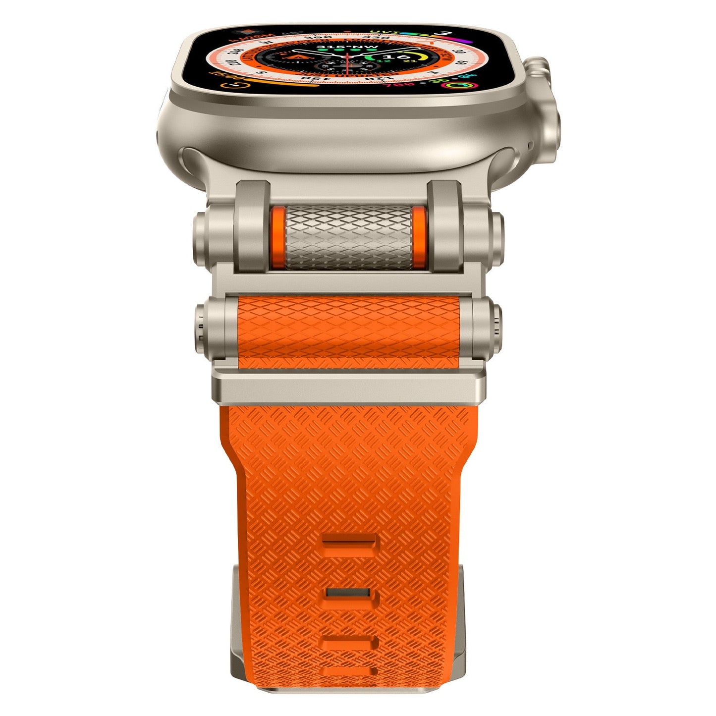 Tactical Destiny Gear Rotating Silicone Band For Apple Watch