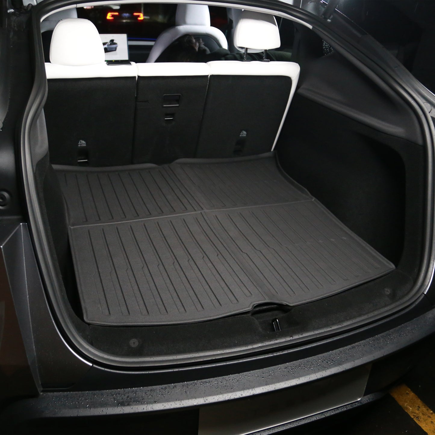 TESERY TPE Front/Rear Trunk Mats for Tesla New Model Y
