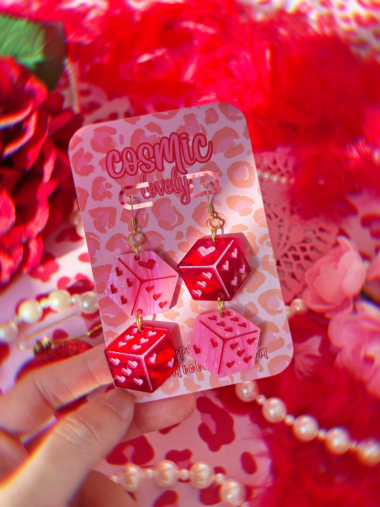 Lucky Love Dice Earrings