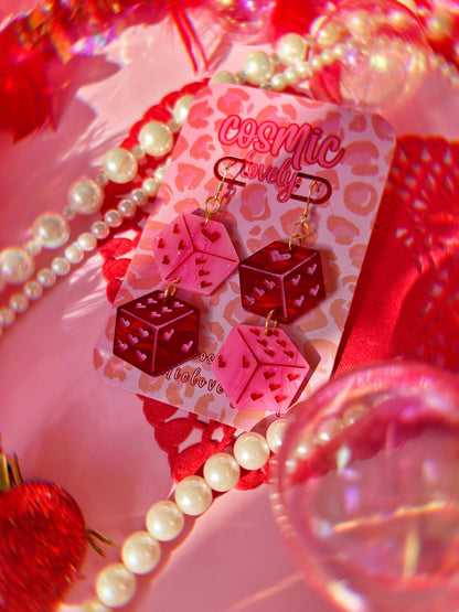 Lucky Love Dice Earrings