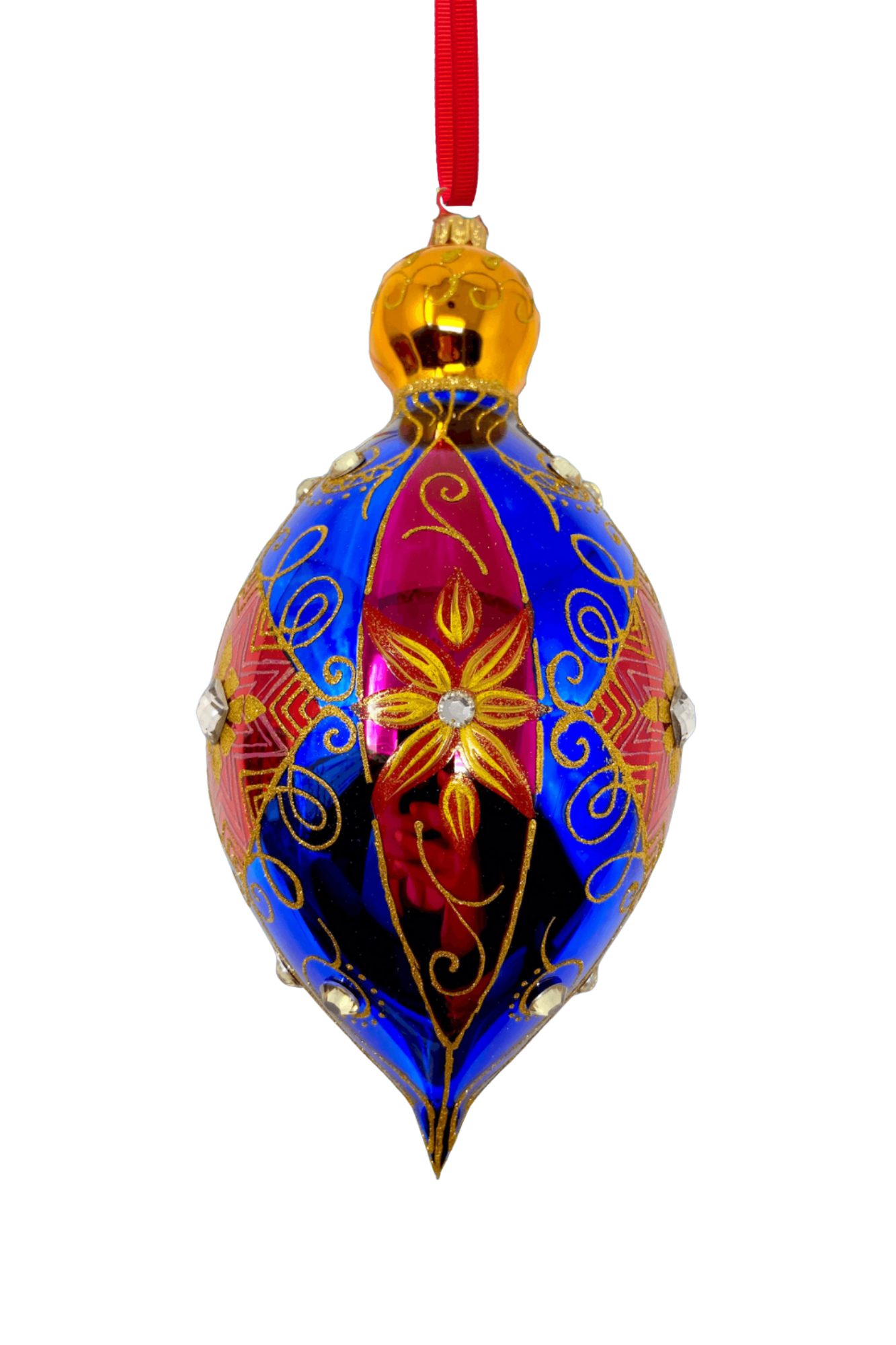 Iridescence Glass Ornament