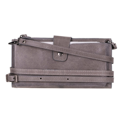 Kaycee Leather Women's Cell Phone Wallet with Strap