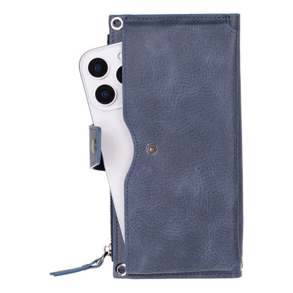 Kaycee Leather Women's Cell Phone Wallet with Strap