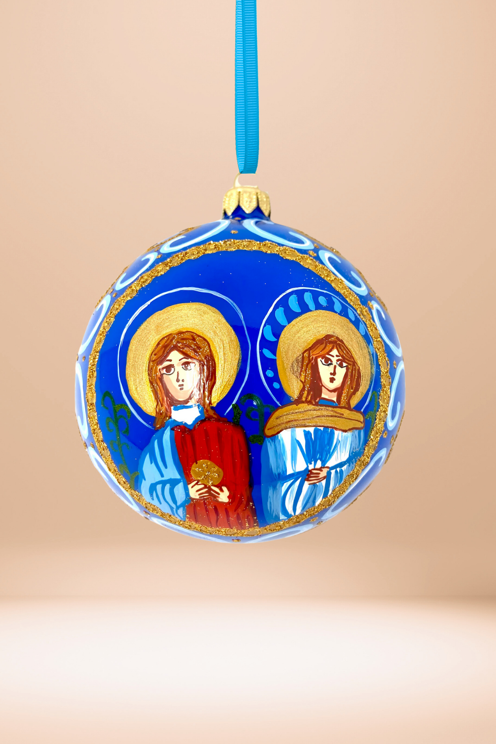 Byzantine Holiday Glass Bauble - Maggiore