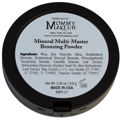 Mineral Multi-Master Bronzing Powder - Talc-free Bronzer for Face, Eyes, and Body