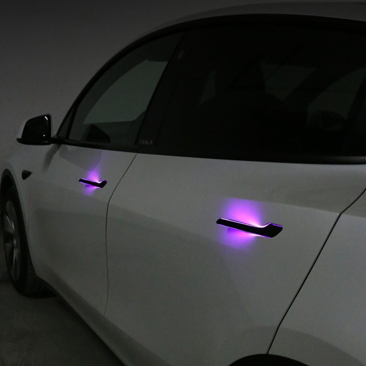 Auto Door Handle With LED for Tesla Model Y / 3 (4PCS)