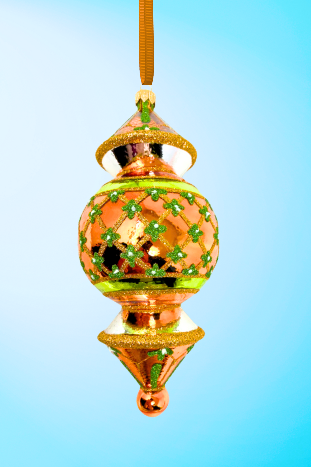 New York Reflector Glass Ornament